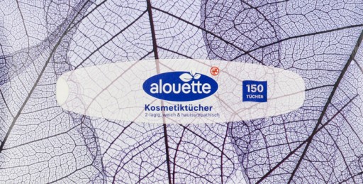 ALOUETTE kozmetické obrúsky 2-vrstvové 150 ks.