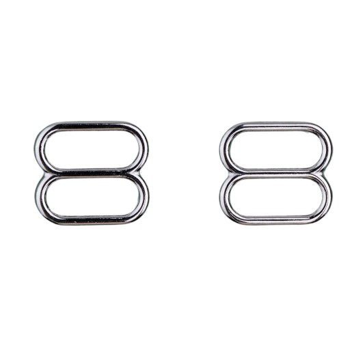 STRAPS prsteň 10 MM strieborný 2 ks 4