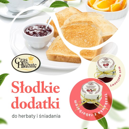 JAHODOVÝ A REbarborový džem nízkosacharidový 40g Čas na čaj
