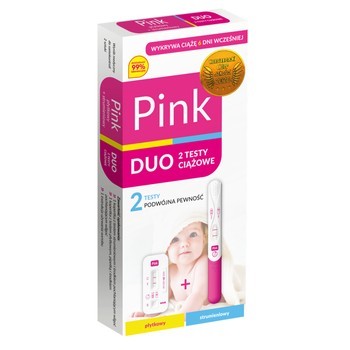 TEHOTENSKÝ TEST PINK DUO - TANIER A PRIETOK