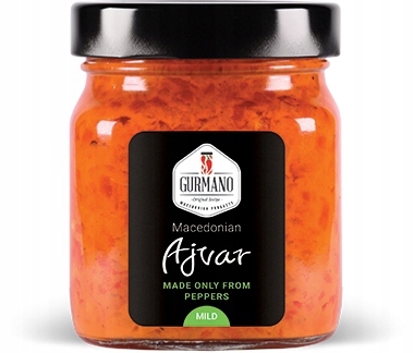 AJVAR Gurmano MACEDÓNSKO jemná 300g 92% paprika