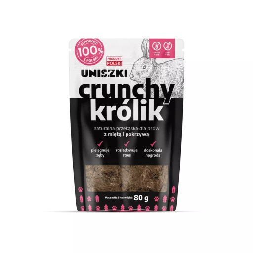 Uniszki chrumkavý králik 80g.
