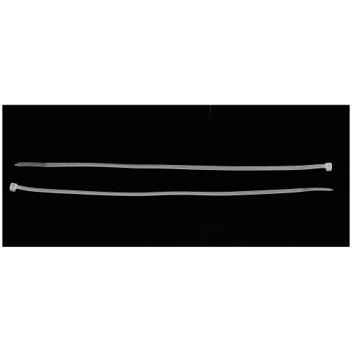 Sťahovacie pásky 4,6x350mm Biele 100 ks