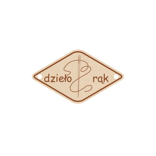 Gombíková ozdoba RHOMBUS handmade IHLA 20 ks nášivka