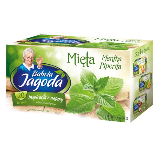 Expres Herbal Tea Mint Peppermint Infusion 20T Babička Jagoda