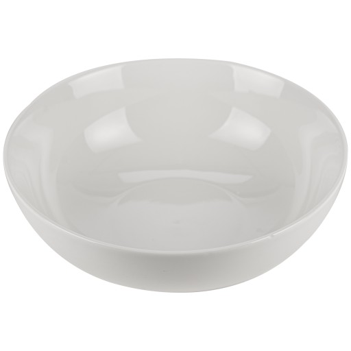 BIELA ŠALÁTOVÁ MISKA 18 CM PORCELÁNOVÁ ŠALÁTOVÁ MISKA ŠALÁTOVÁ MISKA