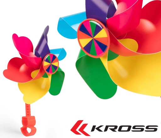 FAREBNÝ VETERNÝ MLÝN BICYKEL KOLÍK RIADITEĽ KROSS RAINBOW HRAČKA