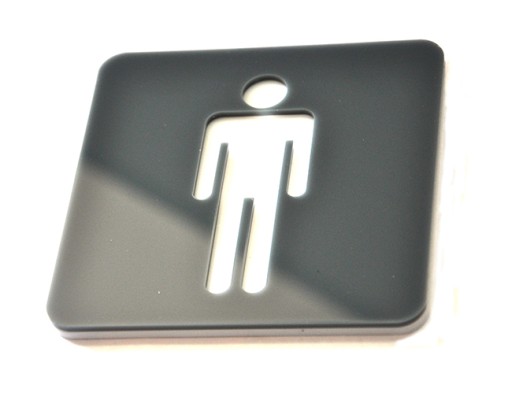Plaketa, nápis, WC, WC, Piktogram
