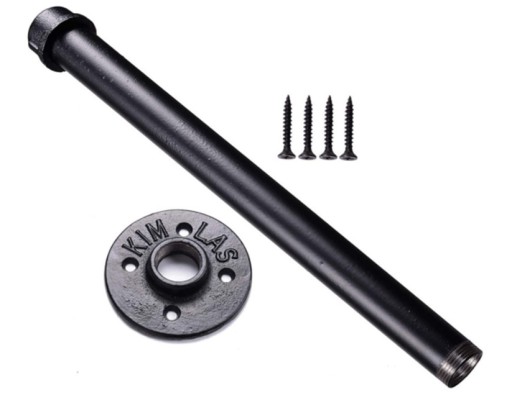 PODPORNÝ DRŽÁK POLICE 25cm ČIERNA