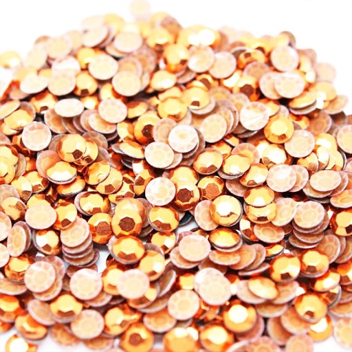 Kovové termo šperky na ozdobu odevov Meď 4mm 100