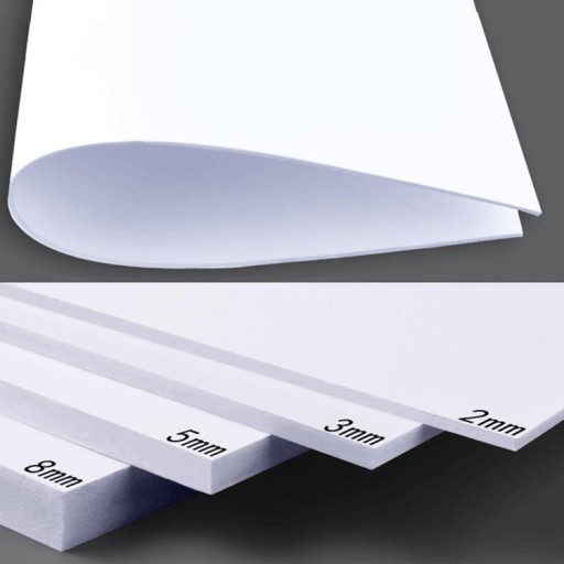 PVC penové PVC 600x400 gr 3 mm biela PVC doska