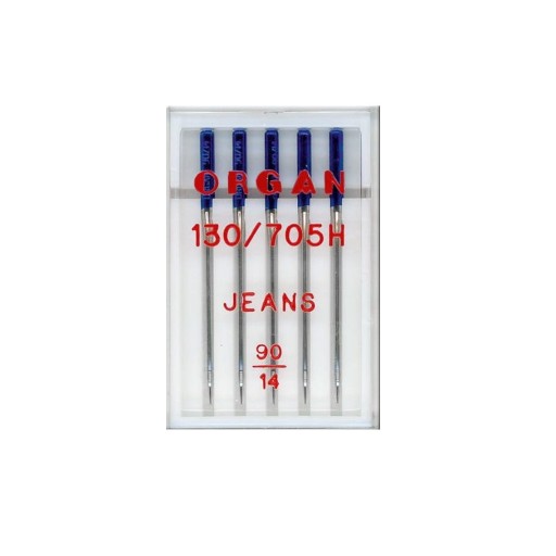 Poloploché ihlice ORGAN 130/705H na džínsy veľkosti 90