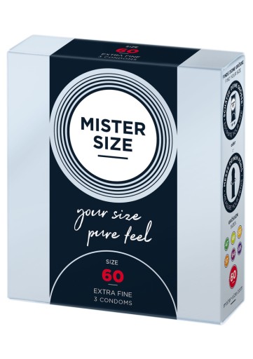 Kondómy Mister Size zodpovedajú vašej veľkosti – 60