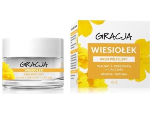 GRACJA Polotučný večerný krém 50ml