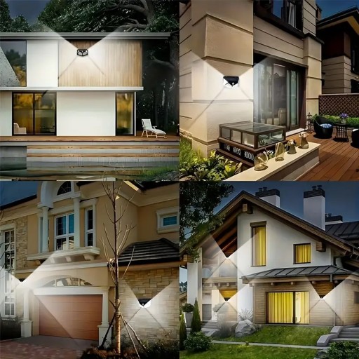 LED SOLÁRNA LAMPA SO SNÍMAČOM DO VONKAJŠEJ ZÁHRADY