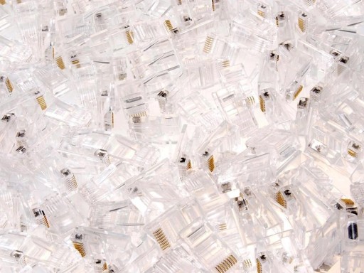 Zástrčka telefónnej siete 8p8c Cat.6 (RJ45) 10 ks
