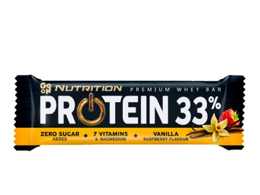 GO ON NUTRITION PROTEÍNOVÁ TYČINA 33% 50G PROTEÍNOVÁ TYČINA REGENERÁCIA HMOTY ENERGIA