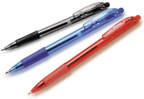 PENTEL BK417 WOW RED AUTOMATICKÝ GUĽOVÝ BOD