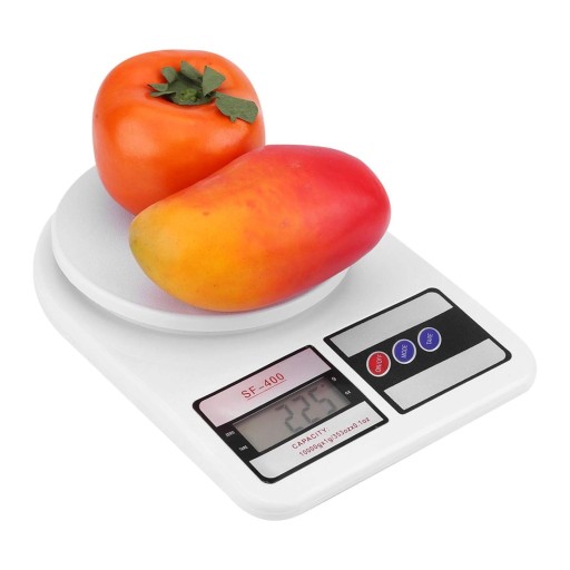 PRESNÁ KUCHYŇSKÁ VÁHA 10kg / 1g DOMÁCA ELEKTRONICKÁ TÁRA LCD + BATÉRIE