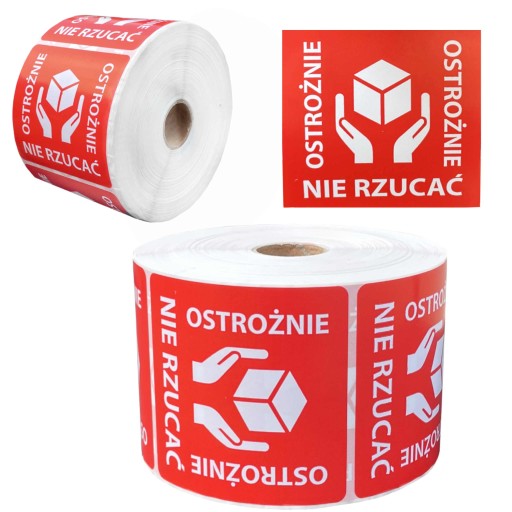 ŠTÍTKY NÁLEPKY SKLO NEVYHAZUJÚ 1000 ks
