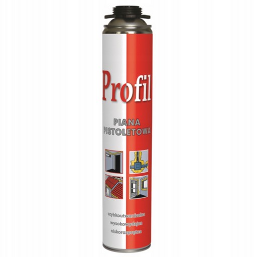 SOUDÁLNY PROFIL Pištoľová PENA Nízkotlaková 750 ml TEPELNÁ IZOLÁCIA
