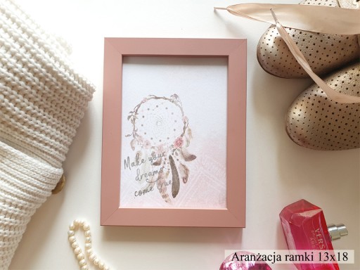 Diplomový fotorámik 13x18 Italia Powder Pink