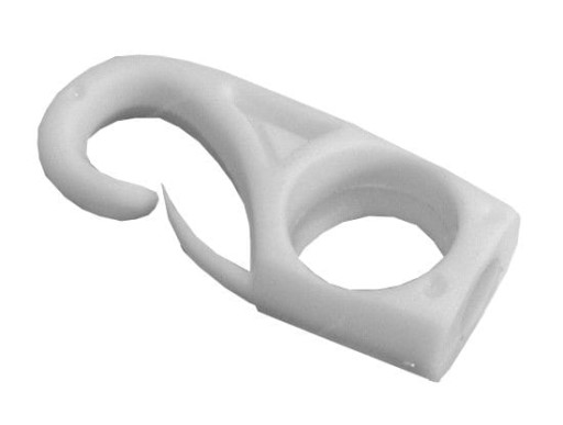 PVC KARABÍNA NA GUMOVÉ LANÁ 4 MM
