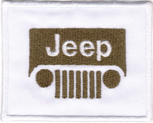 Vyšívaná termo lepiaca náplasť JEEP