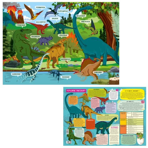 PODLOŽKA PRE DETI DINOSAURY HENRY