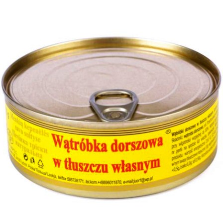 Treska pečeň vo vlastnom tuku 0,24 kg