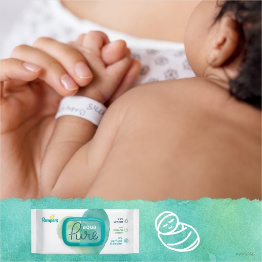 Vlhčené obrúsky Pampers Aqua Pure
