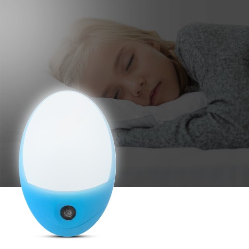 LED NOČNÁ LAMPA PRE KONTAKT + SNÍMAČ SÚMRAK