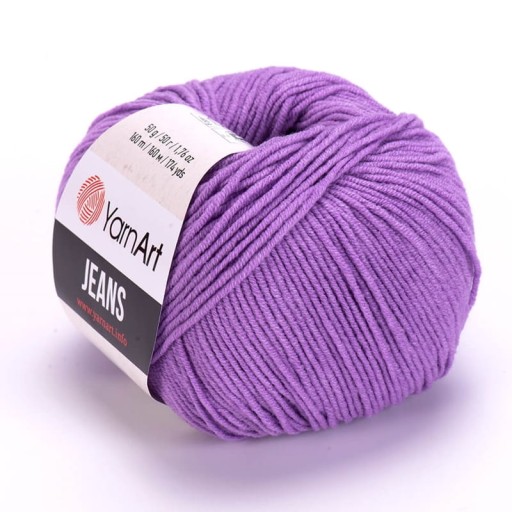 YARNART JEANS 72 svetlofialová priadza