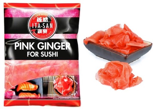 MARINOVANÝ RUŽOVÝ ZÁZVOR 1500g ITA-SAN !Zázvor na sushi!