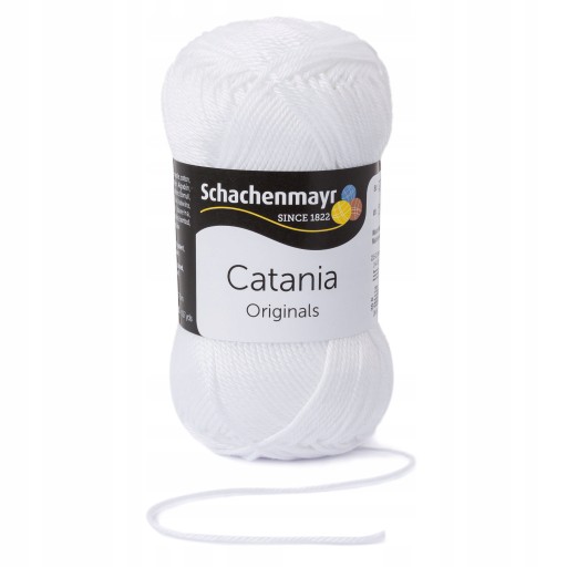 50g priadza 100% bavlna Catania biela 106