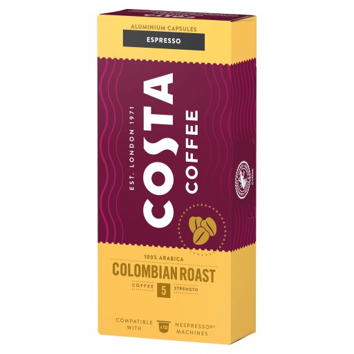 Káva pre NESPRESSO COSTA Kolumbijská 10 kapsúl