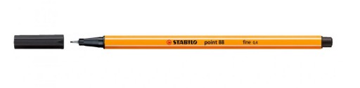 KANCELÁRSKA FINNER STABILO POINT 88, ČIERNA