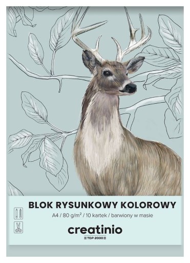 TOP CEATINIO BLOK NA KRESLENIE A4 10 LISTOV 80 GRAMOV FARBA