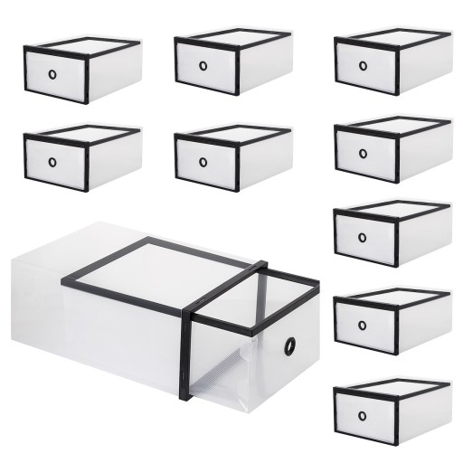 ORGANIZÉR BOX NÁDOBA NA POSUVNÉ OBUV 33x23x13,5cm VEĽKÁ SILNÁ 1ks