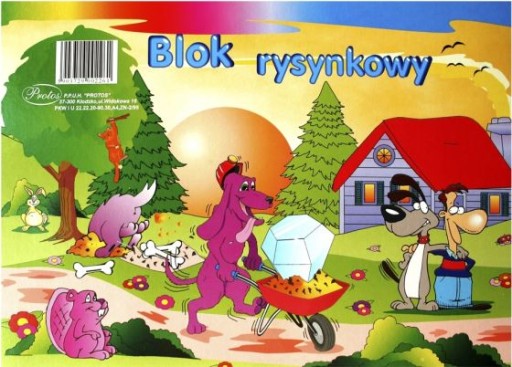 Biela podložka na kreslenie A3 do školy, 20 listov Protos