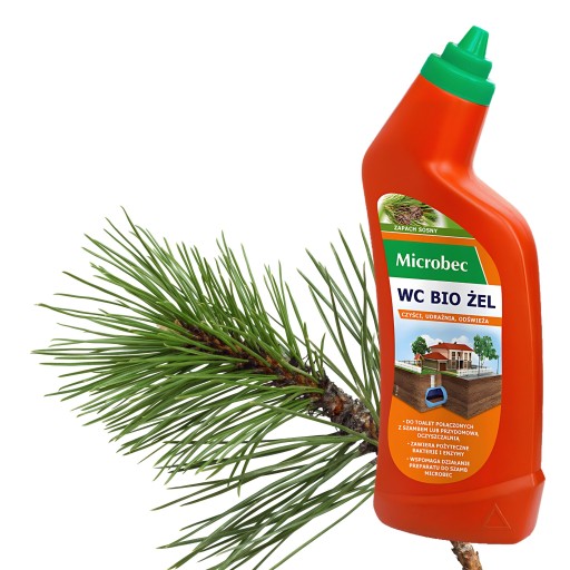 MICROBEC WC BIO GÉL NA WC SPOJENÉ SO septikom, VÔŇA BOROVICE 500ML