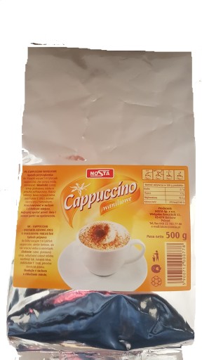 Kávový nápoj Cappuccino s vanilkovou príchuťou 500 g