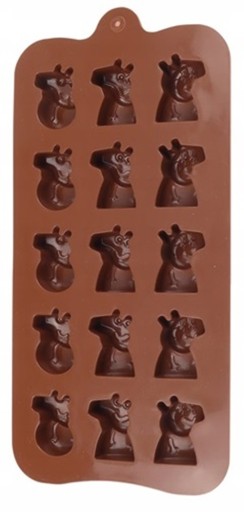 Formovač na ČOKOLÁDU, ĽADOVÁ PRALINE, TVAR PRASIATKA, 15 ks
