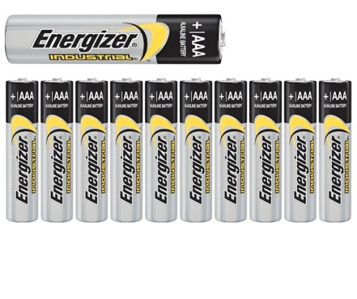 10x VÝKONNÝ ENERGIZER INDUSTRIAL LR03 R3 AAA BATÉRIA