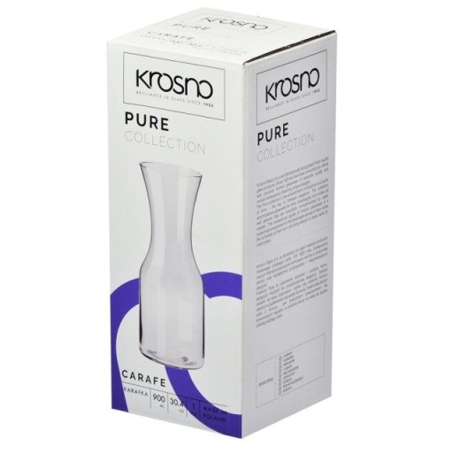 Karafa na víno, vodu, limonádu, KROSNO Pure 0,9L