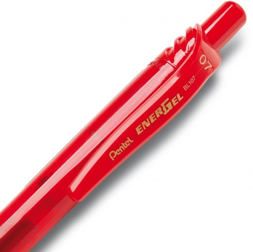 Pentel BL 07-B ENERGEL červené pero