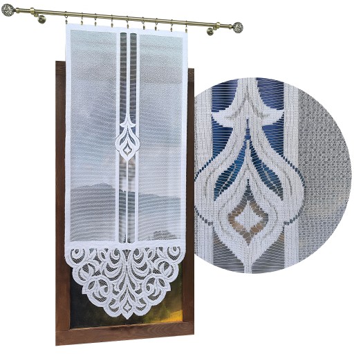 PRIPRAVENÁ ZÁCLONA PREPLACHOVANÝ PANEL PRIPRAVENÁ ZÁCLONA BIELY ŽAKARD 60x140 EYMEN FROGS