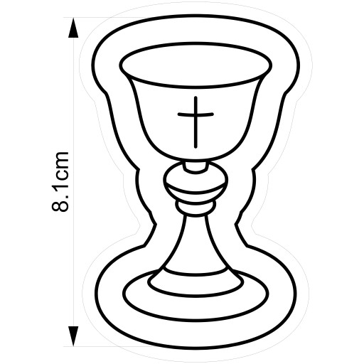 Vykrajovač na sušienky Communion cup 3