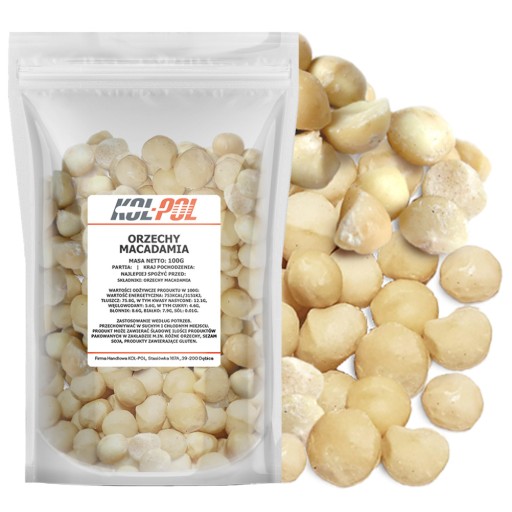 MAKADAMIOVÉ ORECHY 100g Prírodná čerstvá makadamia