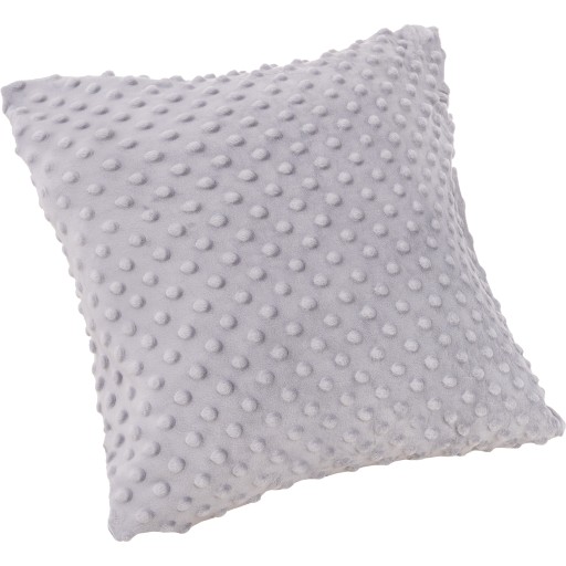 JAŚKA PLYŠ NA VANKÚŠ 40X40 SIVÁ MINKY
